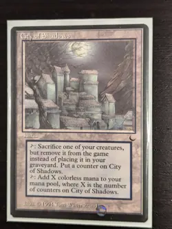 City of Shadows Magic: The Gathering MTG The Dark NM Condition - Image 1