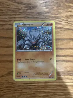 Pokemon TCG Rhyhorn McDonalds Promos 8/12 Holo Promo HP - Image 1