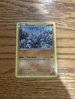 Pokemon TCG Rhyhorn McDonalds Promos 8/12 Holo Promo HP - Image 2
