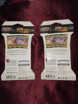 2 Pokemon TCG: Sword & Shield Evolving Skies Sleeved Booster Pack, 3D Pokeball - Image 3