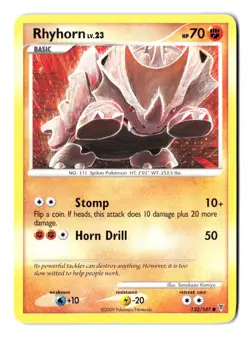 Rhyhorn 122/147 Supreme Victors Vintage Pokemon TCG - Image 1