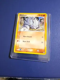 Pokemon TCG Emerald Rhyhorn Card #62/106 Holo - Image 3