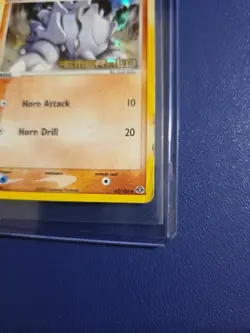 Pokemon TCG Emerald Rhyhorn Card #62/106 Holo - Image 4