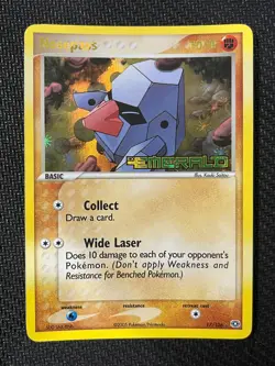 Nosepass Holo Reverse 17/106 EX Emerald Near Mint Pokemon - Image 1