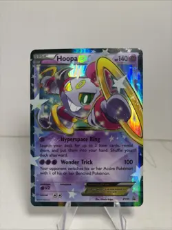 Hoopa EX XY85 Black Star Promo Holo Pokemon Card LP - Image 1