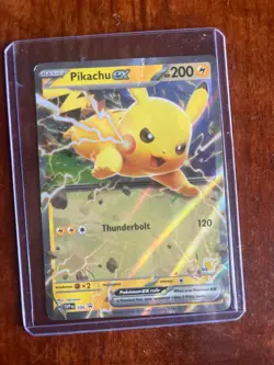 Pikachu ex SVP 106 - Pokemon TCG Scarlet & Violet Promo - Holo - Lightly Played - Image 1