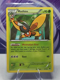 Mothim 4/124 Fates Collide Pokemon TCG trading card - Image 1