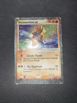 Pokemon TCG Hitmonchan EX Ruby and Sapphire Holo Ultra Rare Card 98/109 - Image 2