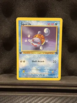 Pokemon Squirtle 68/82 Team Rocket 1st Edition Common TCG NM/VLP - Image 1
