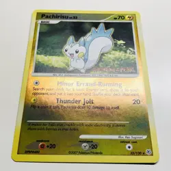 Pokemon 2007 Pachirisu Diamond & Pearl 35/130 Reverse Stamp MINT Ken Sugimori - Image 2