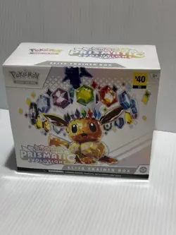 Pokemon Prismatic Evolutions ETB Elite Trainer Box Factory Sealed Dollar General - Image 1