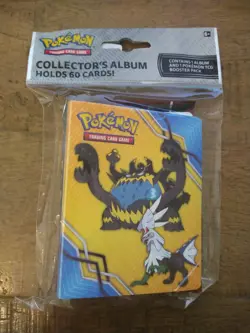 Pokemon TCG Sun & Moon Crimson Invasion Collector Album + Booster Pack - Sealed - Image 1
