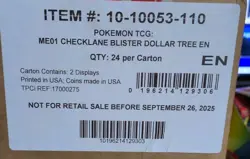 POKEMON MEGA EVOLUTION 2 SEALED Dollar Tree Displays 24 Checklane Blister Packs! - Image 5