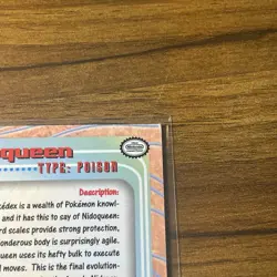 2000 Topps Chrome Holo Foil Pokemon TV Animation Edition Nidoqueen #31 LP - Image 4