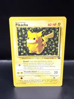 Pokemon TCG Pikachu Wizards Black Star Promos Rare Pokemon Q - Image 2