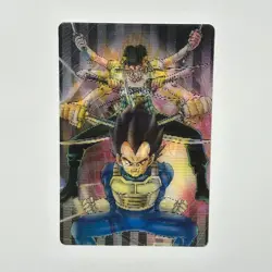 S4346 Vegeta & Zoro 3D Dragon Ball x One Piece Jump 40th Anniversary Card J3 - Image 2