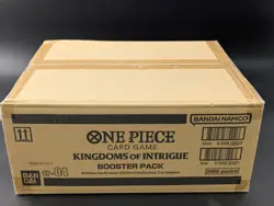One Piece OP-04 Kingdoms of Intrigue English 12x Booster Box Case Sealed - Image 3