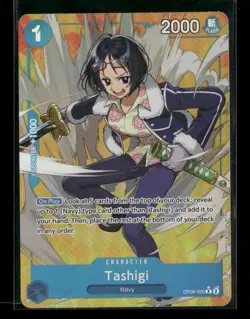 Tashigi (Alternate Art) OP06-050 One Piece Wings of the Captain R NM English - Image 1