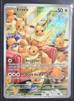 Pokemon TCG Twilight Masquerade Eevee Special Illustration Card SIR 188/167 - NM - Image 1