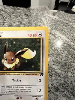 Pokemon Card - Eevee 1st Edition Team Rocket 55/82 Common - Image 3
