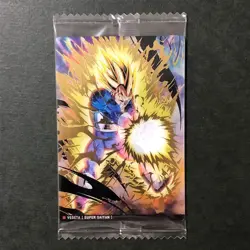 S3639 Vegeta Super Saiyan SR Holo Dragon Ball Itajaga Vol.8 Card Sealed Bandai - Image 1