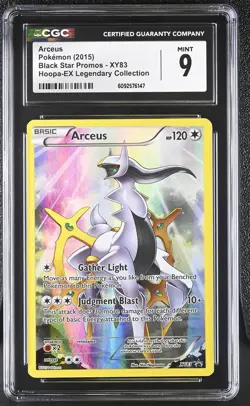 CGC 9 MINT Arceus 2015 Black Star Promos XY83 Pokemon Card - Image 1