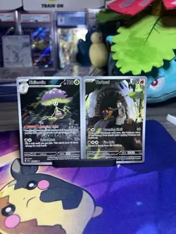 Lot Of TWO (2) English Illustration Rare Pokemon Cards Shiinotic & Torkoal NM - Image 2