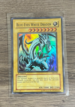 3 Card Rare Yugioh Lot 2 Red-Eyes B. Dragon LE Anniversary & Unlimted Blue-Eyes - Image 3