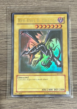 3 Card Rare Yugioh Lot 2 Red-Eyes B. Dragon LE Anniversary & Unlimted Blue-Eyes - Image 4
