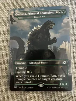 Godzilla, Primeval Champion - Ikoria - • Magic the Gathering Card • MTG • - Image 1