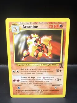 Pokemon Card - Arcanine WoTC Black Star Promo 6 Non Holo B - Image 1