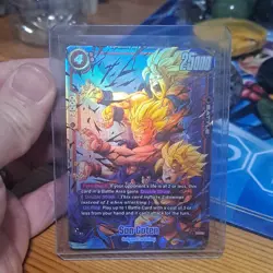Bandai Dragon Ball Super Card Game FB08 Son Goten FB08-121 SCR Holo Battle Card - Image 1