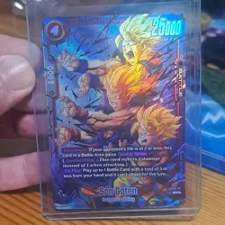 Bandai Dragon Ball Super Card Game FB08 Son Goten FB08-121 SCR Holo Battle Card - Image 3