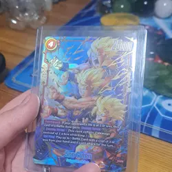 Bandai Dragon Ball Super Card Game FB08 Son Goten FB08-121 SCR Holo Battle Card - Image 4