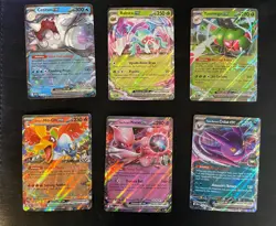 Pokemon Destined Rivals English Lot Of 6 EX cards (NM/Pack Fresh) - Image 1