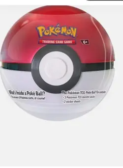 Pokemon Trading Card Game TCG Fall 2025 Pokeball Ball Tin New - Image 1