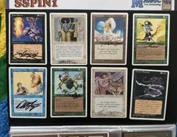 MTG 4th Edition Complete Set 378 Plus 14 Signed Cards 392 Total Cards - Image 4