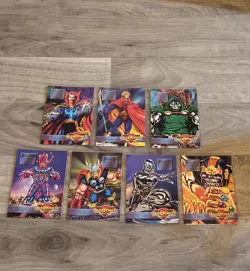 Marvel OverPower Game 6 Complete 55-Card Decks CCG Lot + Promos + 7 Mission Sets - Image 3