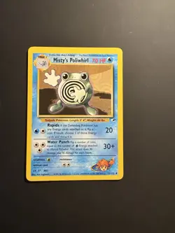 Pokemon Card Misty's Poliwhirl 53/132 Gym Heroes Regular Uncommon 013💎NM💎 - Image 1