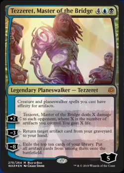 1x Tezzeret, Master of the Bridge - Buy-A-Box Promo - Foil NM-Mint, English Uniq - Image 1