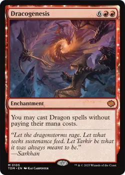 Dracogenesis [Tarkir: Dragonstorm] Foil Near Mint - Image 1