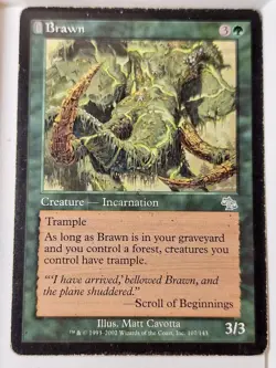 Brawn - Judgment - Magic the Gathering MTG Nice! - Image 1