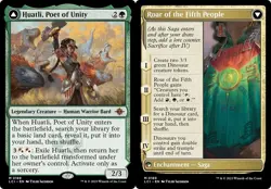 HUATLI, POET OF UNITY mtg NM-M Lost Caverns of Ixalan 1 Mythic - Image 1