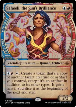 Showcase SAHEELI, THE SUN'S BRILLIANCE mtg NM-M Lost Caverns of Ixalan 1 Mythic - Image 1