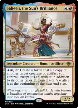 SAHEELI, THE SUN'S BRILLIANCE mtg NM-M Lost Caverns of Ixalan 1 Mythic - Image 1