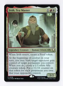 Iroh, Tea Master (Foil) 0228 (R) MTG Avatar: The Last Airbender (TLA) - Image 1