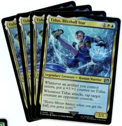 x4 Tidus, Blitzball Star - Foil - 0246 - Final Fantasy - MTG - NM/M - Image 1