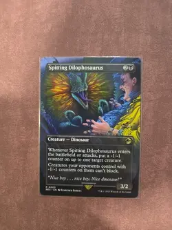 Spitting Dilophosaurus Non-Foil Borderless Universes Beyond: Jurassic World - Image 1