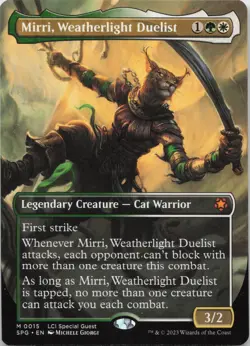 Mirri, Weatherlight Duelist (Borderless) M Special Guests 15 - LP MTG - Image 1