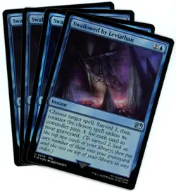 x4 Swallowed by Leviathan - Foil - 0079 - Final Fantasy - MTG - NM/M - Image 1